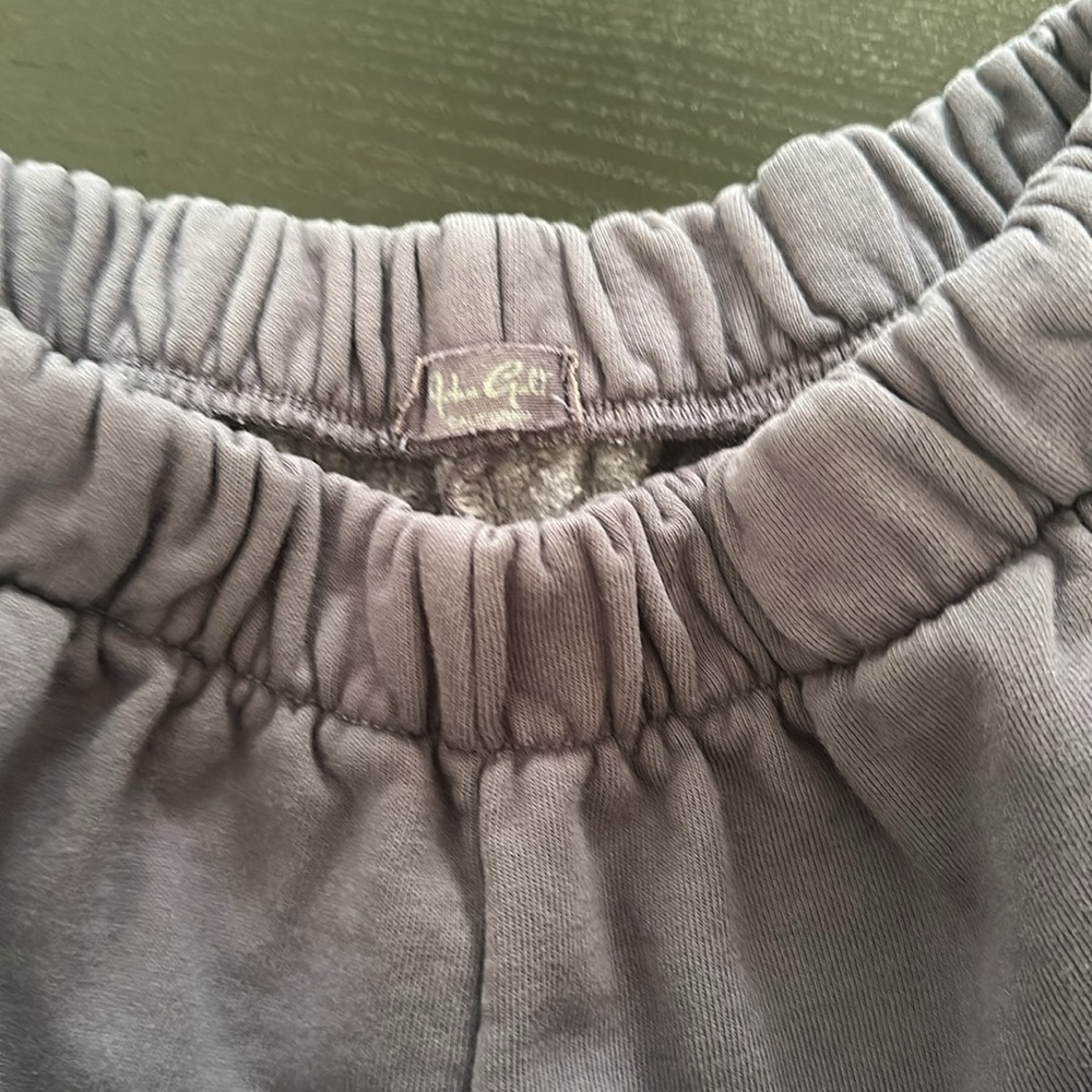 Brandy Melville, navy purple sweatpants only worn twice - Picture 2 of 3